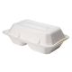 CAJA ALIMENTO COMPOSTABLE 9'X6´CON DIVISION NP (5X50)