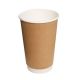 VASO DOBLE CAPA KRAFT 16 OZ NP (25X20)