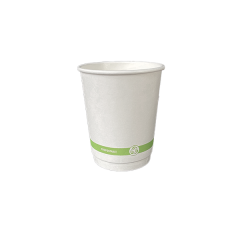 VASO DOBLE CAPA COMPOST. 8 OZ NP (25X20)