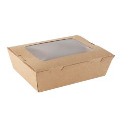 CAJA KRAFT VENTANA 900 ML (1X200)