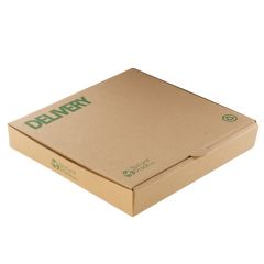 CAJA PIZZA CHICA 25X25 NATURAL PACK (1X25)