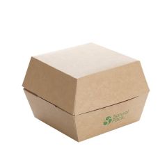 CLAMSHELL HAMBURGUESA KRAFT NATURAL PACK (1X200)