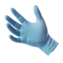 GUANTE NITRILO AZUL EXAMGLOVE T-M 1X100