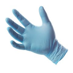 GUANTE NITRILO AZUL EXAMGLOVE T-L 1X100