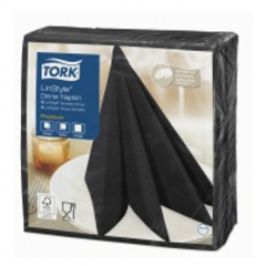 SERVILLETA MESA NEGRA TORK 39X39 (12X50)