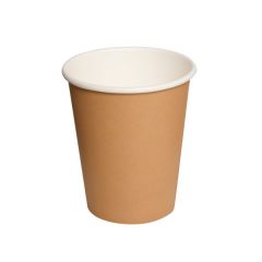 VASO POLIPAPEL UNA CAPA KRAFT 8 OZ NP (20X50)