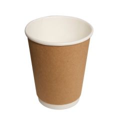 VASO DOBLE CAPA KRAFT 12 OZ NP (25X20)