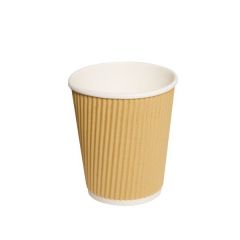 VASO RIPPLE WALL KRAFT 8 OZ NP (25X20)